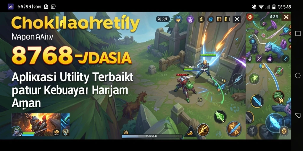 Tangkapan layar utama 8768 yang menampilkan fitur Utility yang berguna.