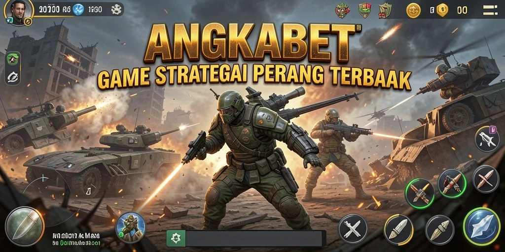 Tampilan gameplay mendebarkan dari ANGKABET yang menunjukkan pertarungan strategy.