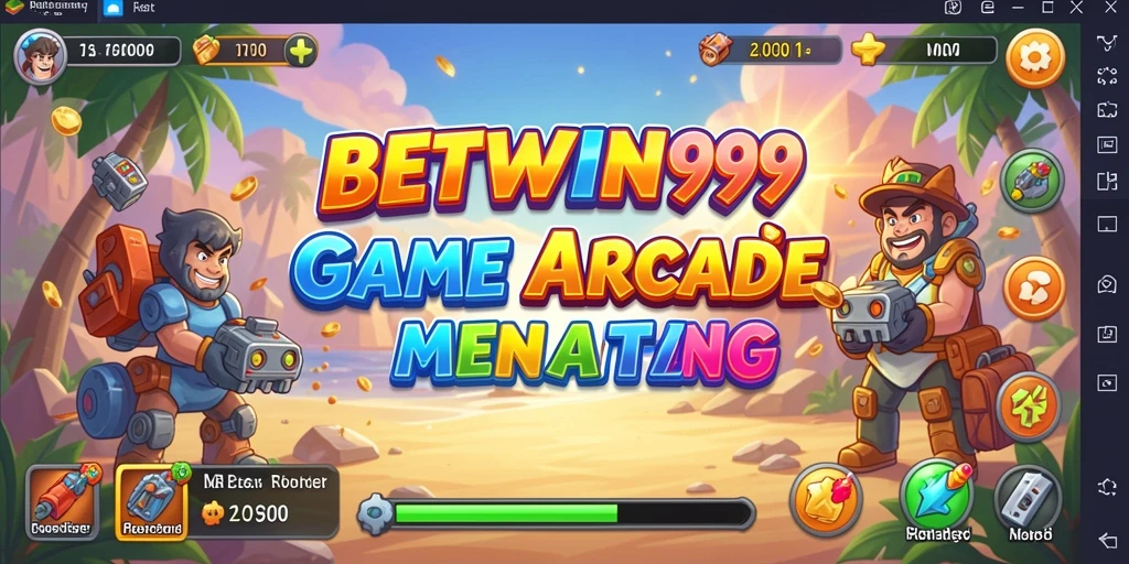 Tampilan gameplay Arcade seru di BETWIN999 dengan grafis menarik.