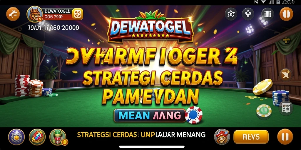 Tampilan gameplay menarik dan strategis DEWATOGEL.