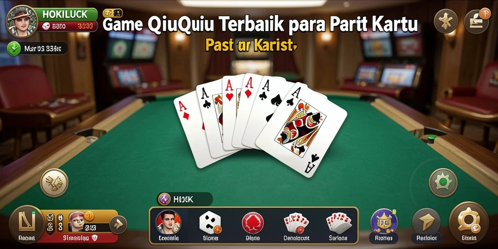 Screenshot dari gameplay QiuQiu yang seru dan menantang.