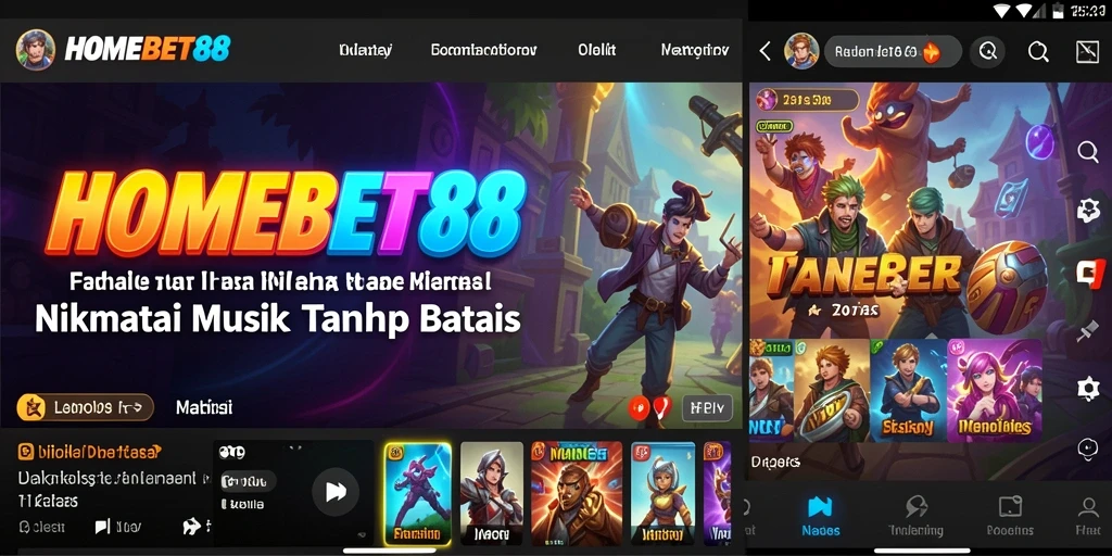 Tampilan gameplay HOMEBET88 yang menarik dan interaktif.