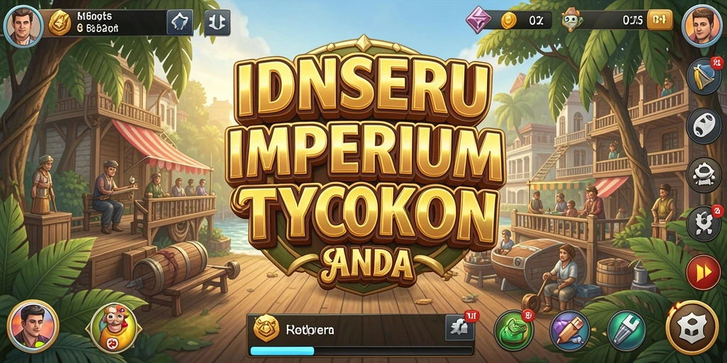 Tampilan menarik dari gameplay Tycoon IDNSERU yang mengasyikkan.
