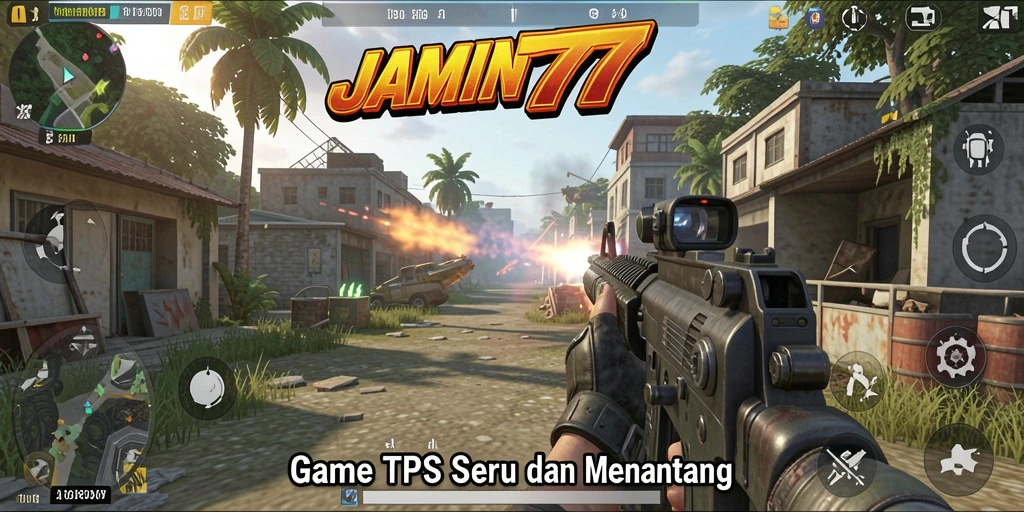 Gameplay seru dan mendebarkan dari JAMIN777 dalam mode TPS.