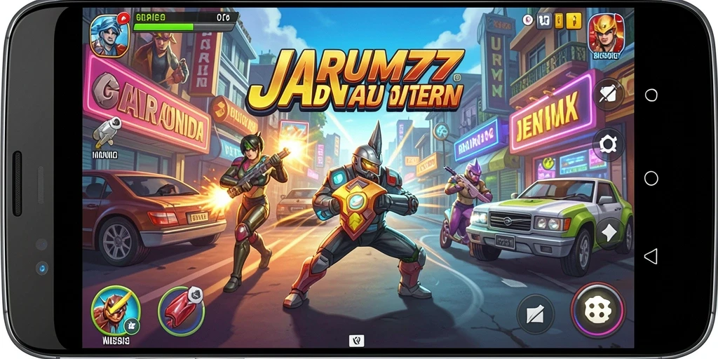 Tampilan gameplay seru dari JARUM77 yang penuh tantangan.