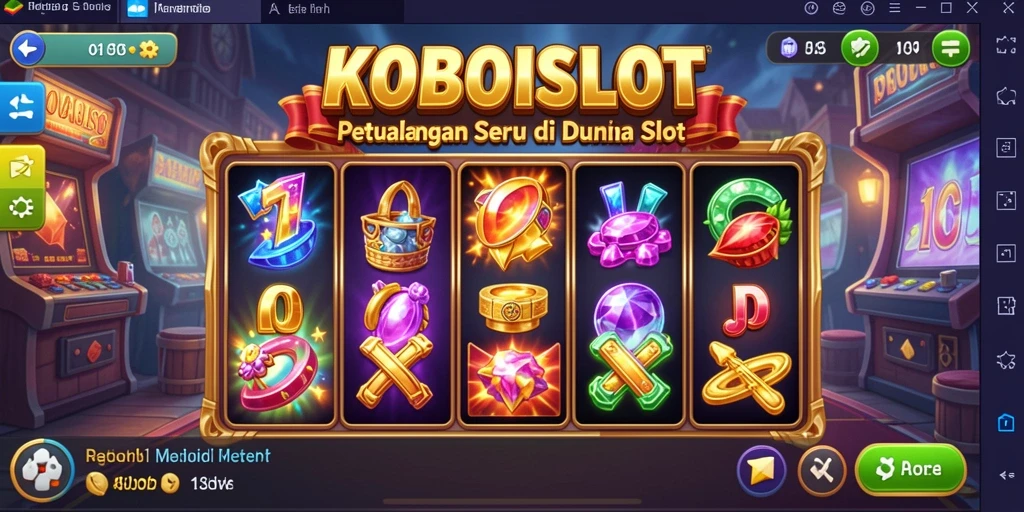 Screenshot game KOBOISLOT yang menampilkan aksi petualangan seru.