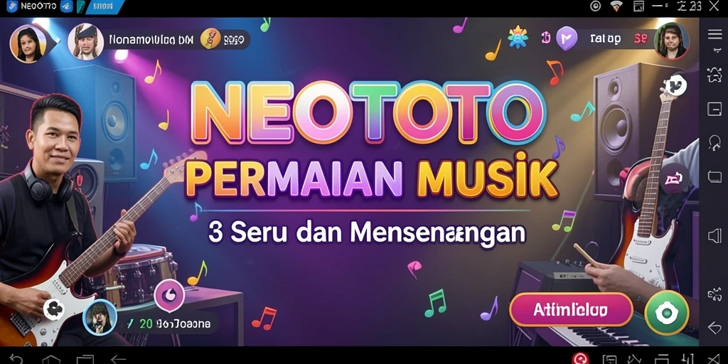 Tampilan gameplay NEOTOTO yang seru dan interaktif.