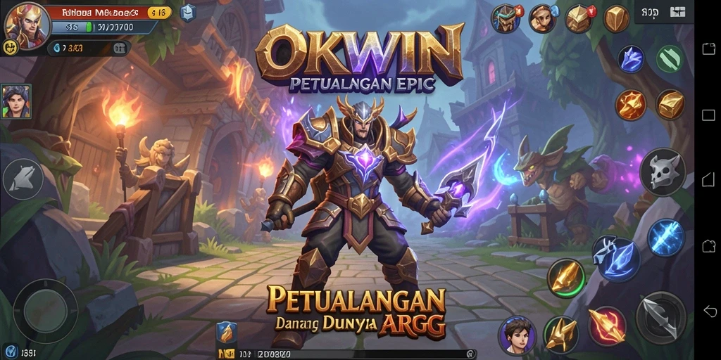 Gameplay seru dan grafis menakjubkan dalam OKWIN.