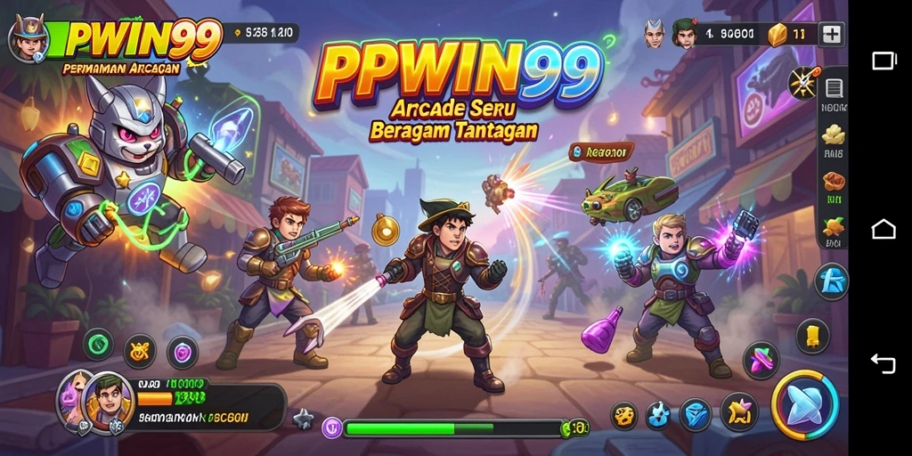 Tampilan gameplay seru dan berwarna dari PPWIN99.