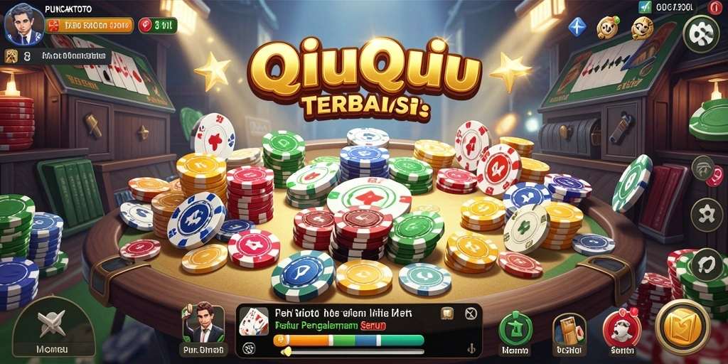 Gameplay seru PUNCAKTOTO dalam aksi QiuQiu.