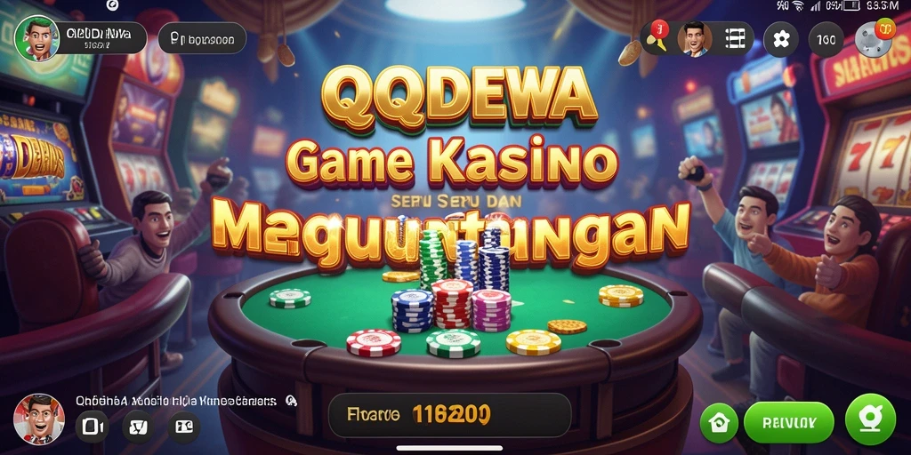 Tampilan gameplay QQDEWA yang menawan dan interaktif.