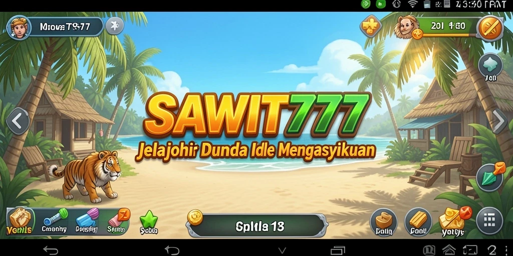 Tampilan gameplay SAWIT777 dengan pertanian yang menawan.