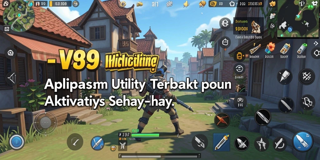 Tampilan antarmuka V89 yang ramah pengguna.